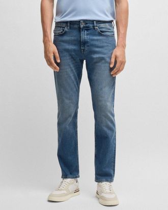 Boss Orange by Hugo Boss BOSS Orange DELAWARE BO Heren Slim Fit Comfort-Stretch Blauwe Jeans NOS