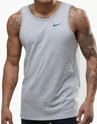 Nike Mens Nike Athletic Tank Top Grey - Size: 42