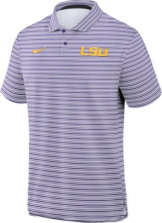Nike LSU Primetime Nike Mens Dri-FIT College Polo in Purple | 00HT086KLSN-FXT