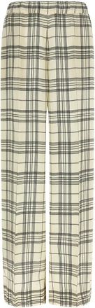 Jil Sander Fluid Viscose Broeken - Dames - Straight fit broeken - Beige - 2XS - Broeken