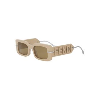 Fendi Sunglasses, female, Brown, 51 MM, Authentic Fendigraphy Glasses with Top-notch Service