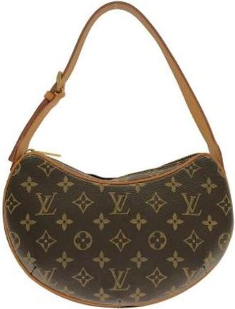 Louis Vuitton Pre-owned Pochette Croissant Monogram Borsa a Spalla - - Pre-owned - Donna - Marrone - ONE SIZE