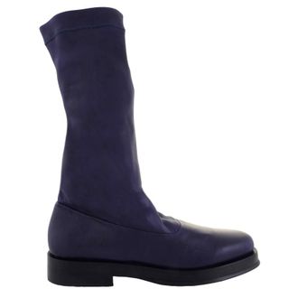 Ferragamo Furseo Nappa Sock Boots, Size 10 E