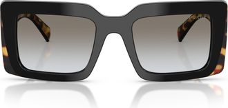 Prada 0pr D01s Oversized Square Frame Sunglasses