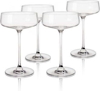 Viski Reserve Julien Crystal Coupes Set of 4 in Clear at Nordstrom
