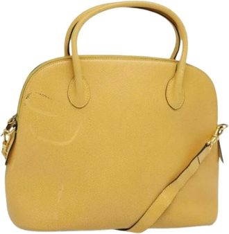 Celine Pre-owned Handbags, female, Yellow, Size: ONE SIZE Pre-owned Vintage Leather Handbag