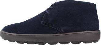 Geox Spherica Ecub-1 - Heren - Veterlaarzen - Blauw - 45 EU - Leer - Schoenen