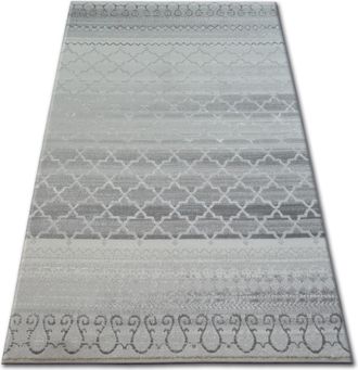 RugsX Alfombra Acr&iacute;lica Patara 0242 Crema/turquesa Beige 80x150 Cm