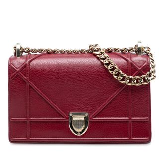 Dior Pre-owned Dior Small Grained Calfskin Diorama Flap 13-BO-0187