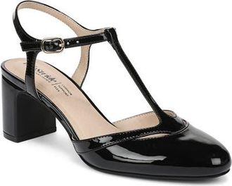Life Stride Toni Ankle Strap Pump in Black at Nordstrom, Size 5.5