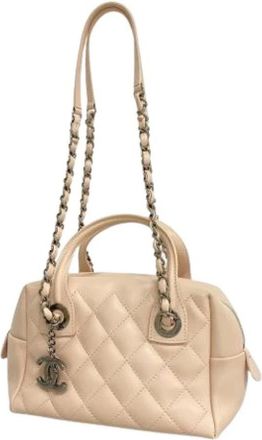 Chanel Pre-owned Shoulder Bags, female, Pink, Size: ONE SIZE Pre-owned Vintage Shoulder Bag