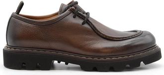 Fabi Schoen met veters in Sebago-stijl - Heren - Veterschoenen - Bruin - 42 EU - Leer - Schoenen