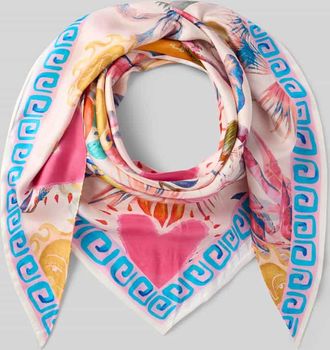 Codello Seidentuch mit floralem Allover-Print in Pink, Gr&ouml;&szlig;e 1