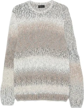Dondup Gradient-effect Chunky-knit Sweater