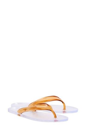 Ancient Greek Sandals Jelly Flip Flop in Caramel/Clear at Nordstrom, Size 11Us