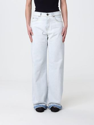 Pinko Jeans wide-leg in denim di cotone