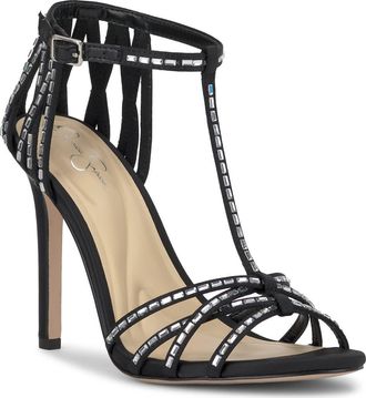 Jessica Simpson Jivira Ankle Strap Sandal in Black at Nordstrom Rack, Size 9.5