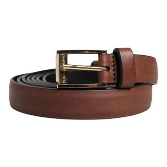 Dolce & Gabbana Belts, male, Brown, Size: ONE SIZE Classic Metal Buckle Belt