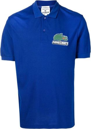 Lacoste Logo Polo Shirt - Heren - Polos - Blauw - L - Katoen - Tops