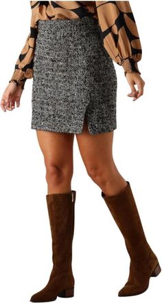 Inwear Veelzijdige Zwarte Minirok - Dames - Korte rokken - Zwart - S - Rokken