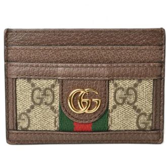 Gucci Pre-owned Wallets, female, Brown, Size: ONE SIZE Pre-owned Fabric wallets