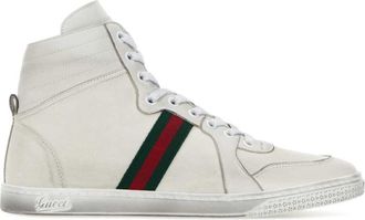 Gucci Chalk White Leather Sneakers