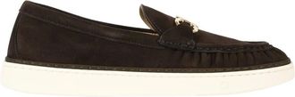 Ferragamo Solange - Dames - Schoenen - Bruin - Maat: 37 1/2 EU Leer
