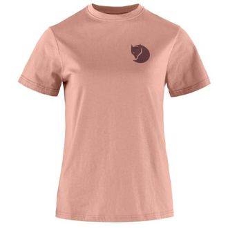 Fj&auml;llr&auml;ven Fox Boxy Logo Tee T-Shirt f&uuml;r Damen | rosa