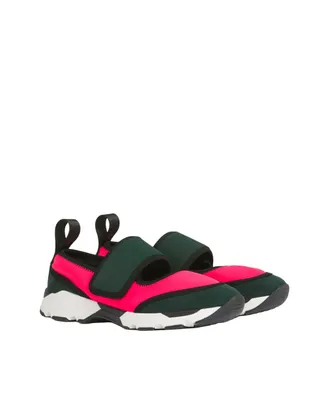 Marni Stretch Lycra Mary Jane Sneaker - Pink