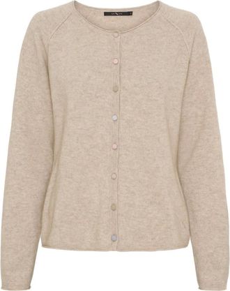BTF-CPH Cardigan in Cashmere - - Knitwear - Donna - Beige - 2XL