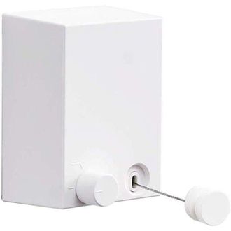 OEM Tendedero Extensible Para Uso Interior Y Exterior, De Pared, Con Cable De Acero Ajustable De 4,2 M (blanco) - Crezuo