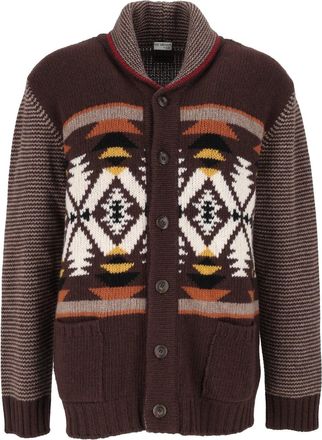 Fay Cardigan Jacquard Desert Code ARC Jacquard Cardigan