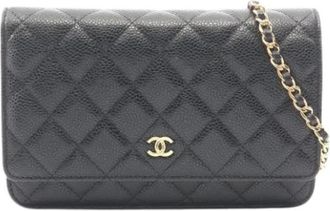 Chanel Pre-owned Vintage Cross Body Bag - Dames - Vintage Schoudertas - Zwart - ONE Size - Vintage