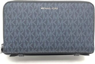 Michael Kors Blue Long Wallet (Bi-Fold) (Pre-Owned)