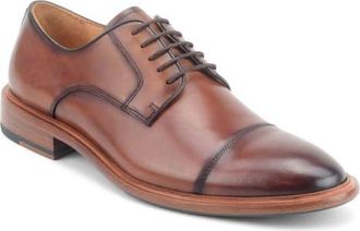 Warfield & Grand Ducasse Cap Toe Derby in Cognac at Nordstrom, Size 12