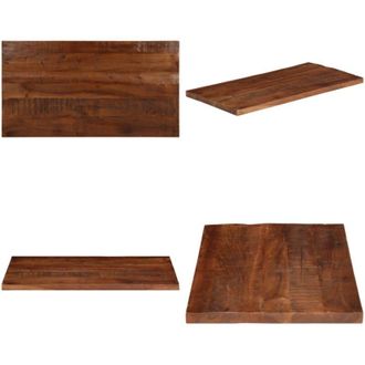vidaXL Piano Tavolo 120x50x2,5 cm Rettangolare in Massello di Recupero - Piano in legno - Tavolo in legno di recupero