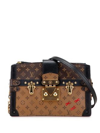 Louis Vuitton 2021-2025 Monogram Reverse Trunk Clutch crossbody bag - women - Calf Leather/Fabric - One Size - Black