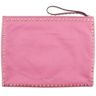 Valentino Pre-owned Clutches, female, Pink, Size: ONE SIZE Pre-owned Vintage Clutch