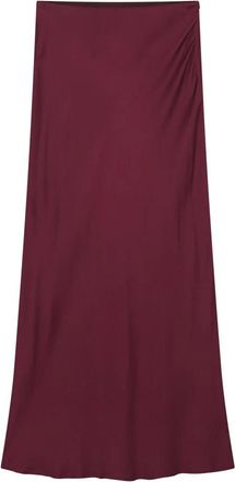 Fab By Fabienne Chapot Laurent Maxi Skirt - Dames - Maxi Rokken - Rood - M - Rokken