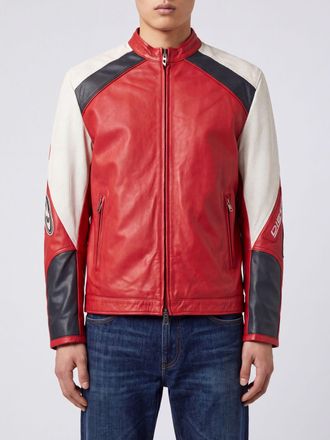 Diesel Jacket Men color Red