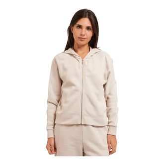 A|X Armani Exchange Dames, Sweatshirts & Hoodies, Beige, Maat: XL Katoen