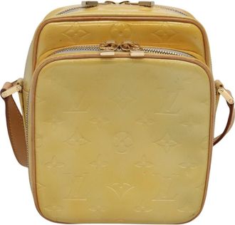 Louis Vuitton Wooster Yellow Patent Leather Shoulder Bag (Pre-Owned)