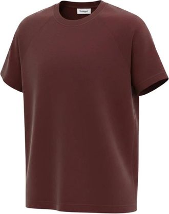 Sunspel Relaxed Fit Heavyweight T-Shirt - Heren - T-shirts - Bruin - XL - Katoen - Tops