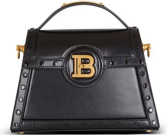 Balmain B-Buzz Dynasty leather shoulder bag - women - Calf Leather - One Size - Black