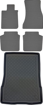 OEM Juego De Alfombrillas De Goma Para Coche Y Alfombrilla Para Maletero Para Bmw Serie 7 G12 Sed&aacute;n (a Partir De Octubre De 2015)
