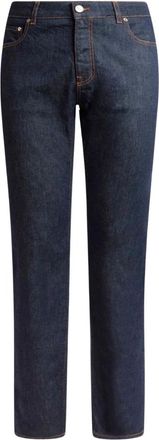 Etro Vijf-zakken Jeans - Heren - Jeans - Blauw - Maat: W32 Katoen