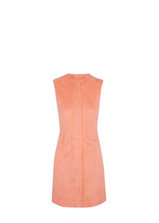 Balenciaga Suede A-Line Sleeveless Dress Size XS