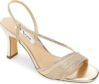 Nina Abbi Slingback Sandal in Soft Platino at Nordstrom, Size 5.5