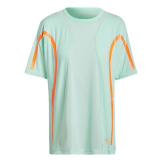 adidas (WMNS) adidas by Stella McCartney TruePace Running Loose T-Shirt Asia Sizing Teal Orange HD9114