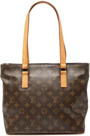 Louis Vuitton Pre-owned Tote Bags, female, Brown, Size: ONE SIZE Pre-owned Canvas Tote Bag